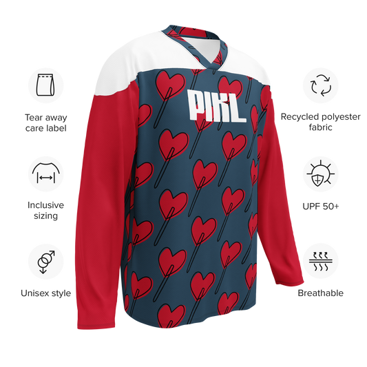 People Into Kindness & Love Recycled Hockey Jersey