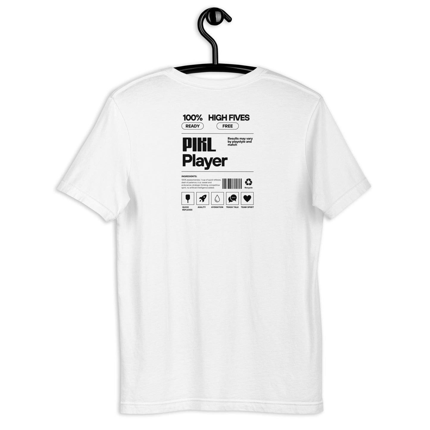 PIKL Player Recipe Unisex t-shirt