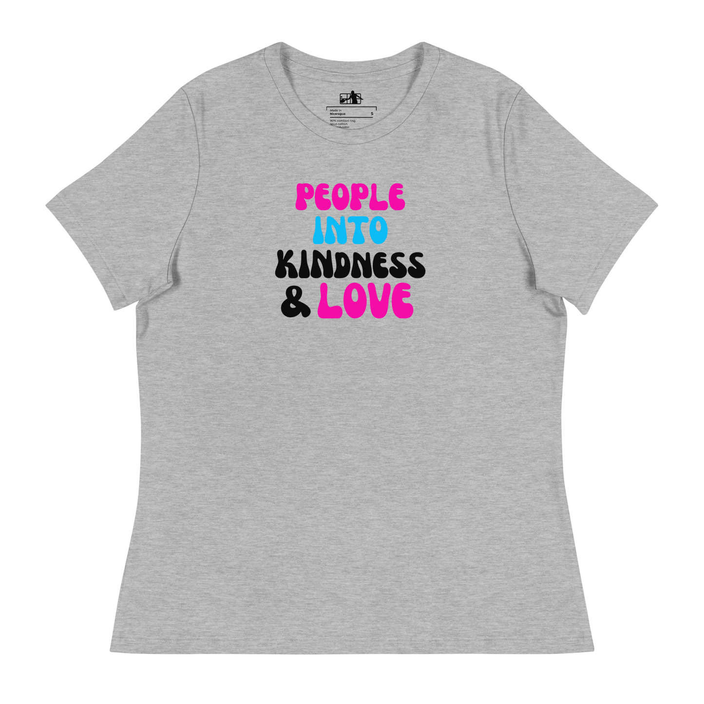 People into Kindness & Love Retro Pickleball T-Shirt