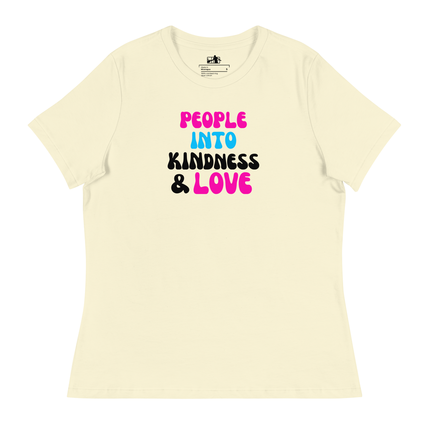 People into Kindness & Love Retro Pickleball T-Shirt