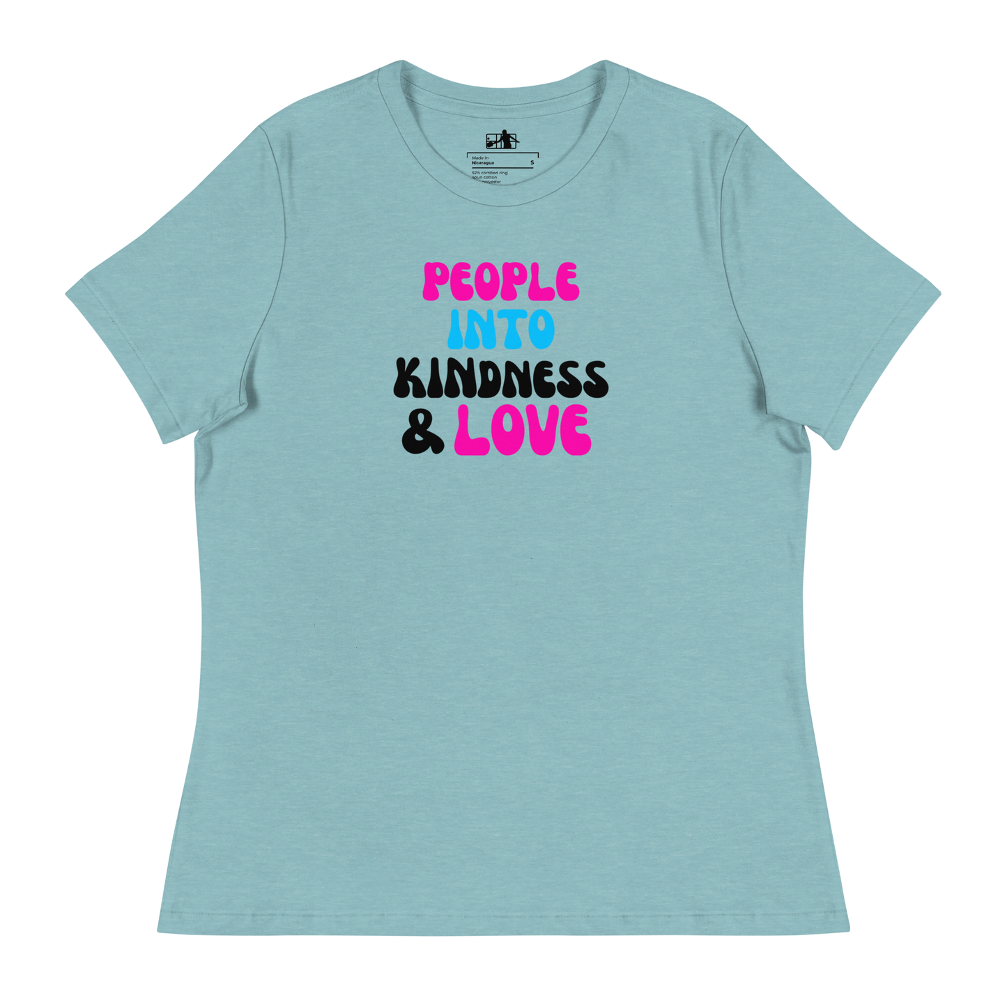 People into Kindness & Love Retro Pickleball T-Shirt