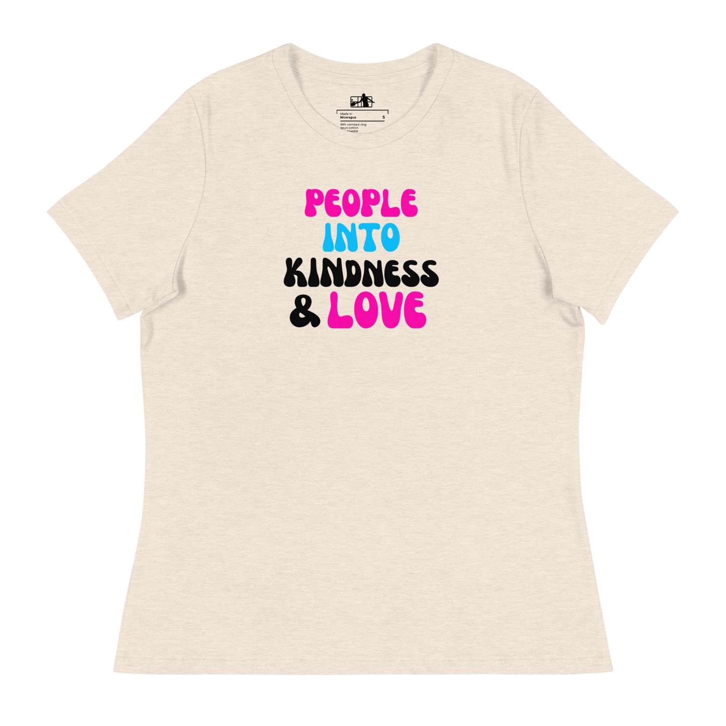 People into Kindness & Love Retro Pickleball T-Shirt